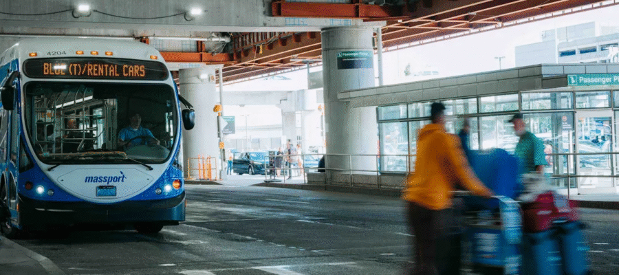 Arrival and airport transfer process